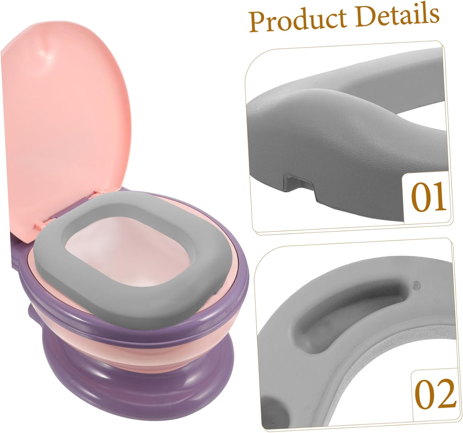 Toilet Seat Cover for Boys and Girls Washable Toilet Seat Pad Soft Comfortable Pu Mat Boys and Girls Stool Accessory