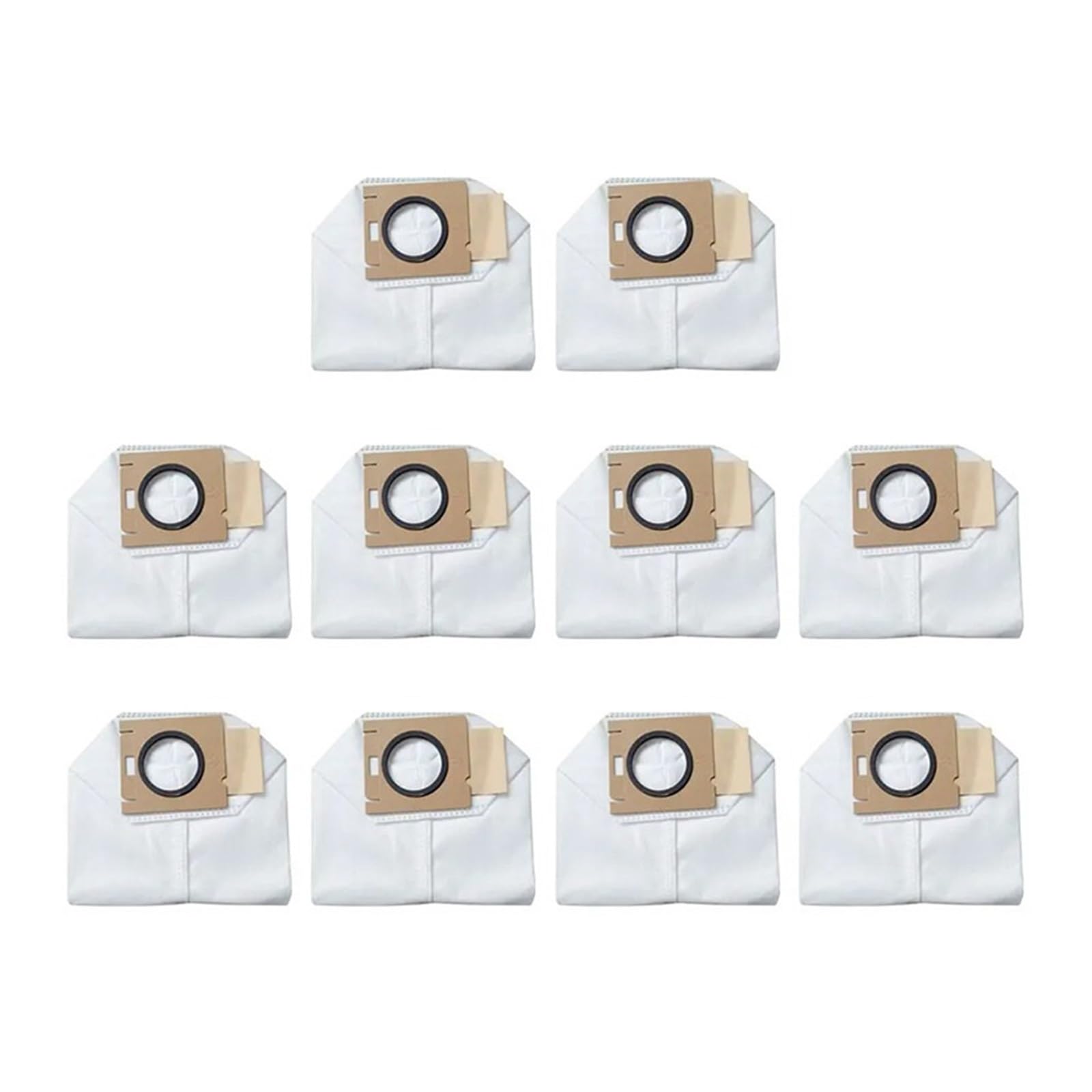 EEZII Cleaner Parts, Compatible For Uwant, V300 / V400 /V500/VC2406 /VC2403 Vacuum Cleaner Large Capacity Dust Bag Filters(10 db)