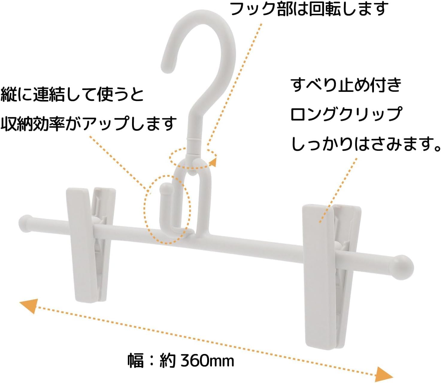 Amazon.co.jp: シンコハンガー(Shinkohanger) スカートハンガー幅36
