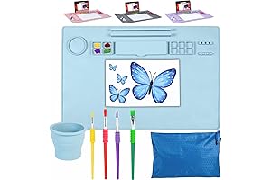 Silicone Craft Mat with Cup and Paint Holder Kit