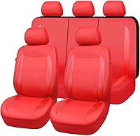 Vista 25 de Flying Banner Fundas para Asiento de Vehículo de Fibra de Carbono y Cuero, Gris Leopardo Negro, Ajuste Universal - 8 Piezas