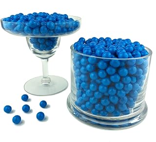 Blue Sixlets 2 Lb Bag - Perfect For Table Centerpieces, Weddings, Birthdays, Candy Buffets, & Party Favors.