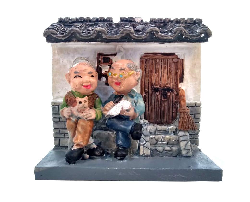 Wonderland Grandpa Grandma Outside House Bonsai Miniature Toys for Landscape Decoration, Plants, Tray Gardening (B08M48SK9R) Amazon Price History, Amazon Price Tracker