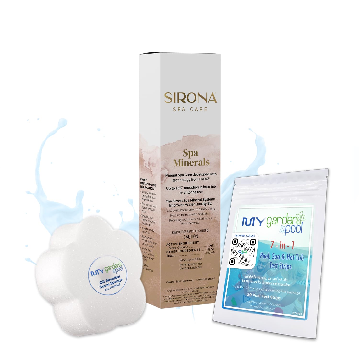 Amazon.com : Sirona 82133 Spa Minerals – Includes My Garden Pool
