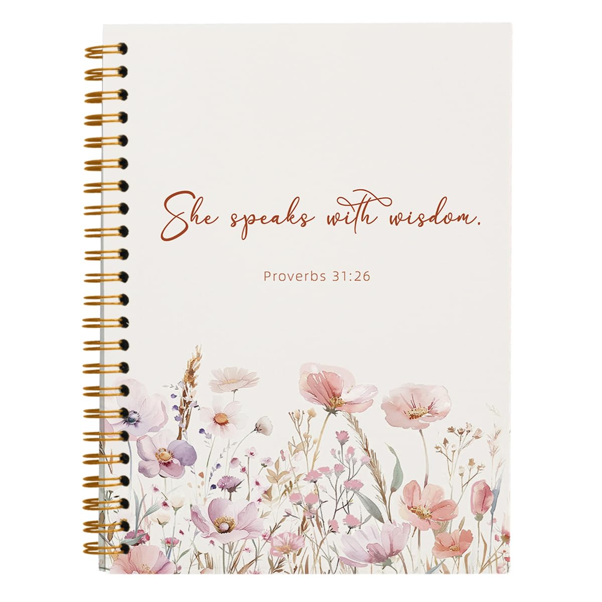 Journal de prière fleuri pour vos moments de méditation