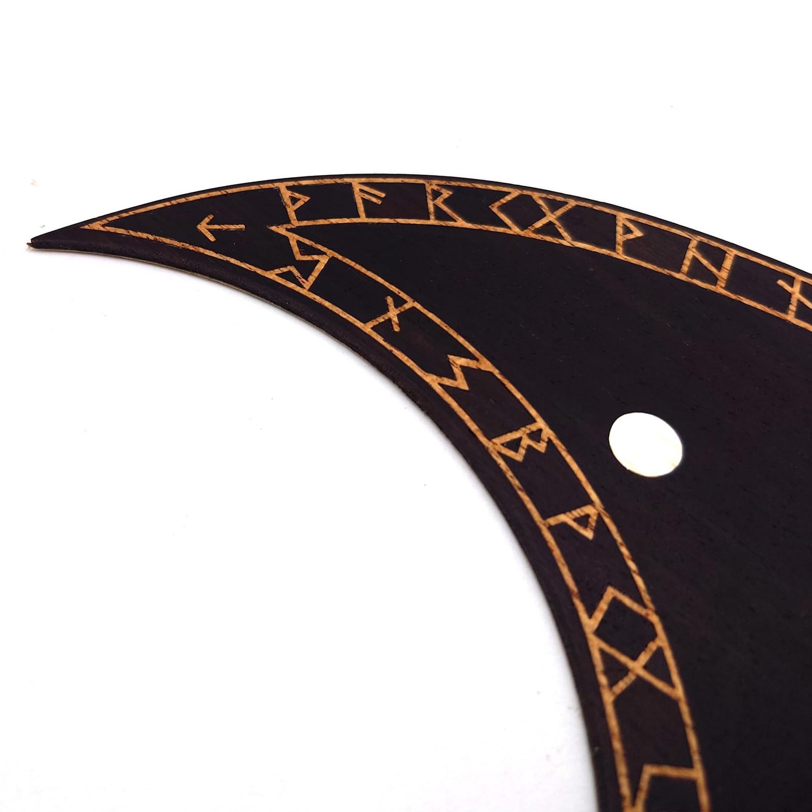 Guitar Pick Guard, Battipenna in abalone in palissandro autoadesivo for Chitarre acustiche folk D-45 Taylor(13)