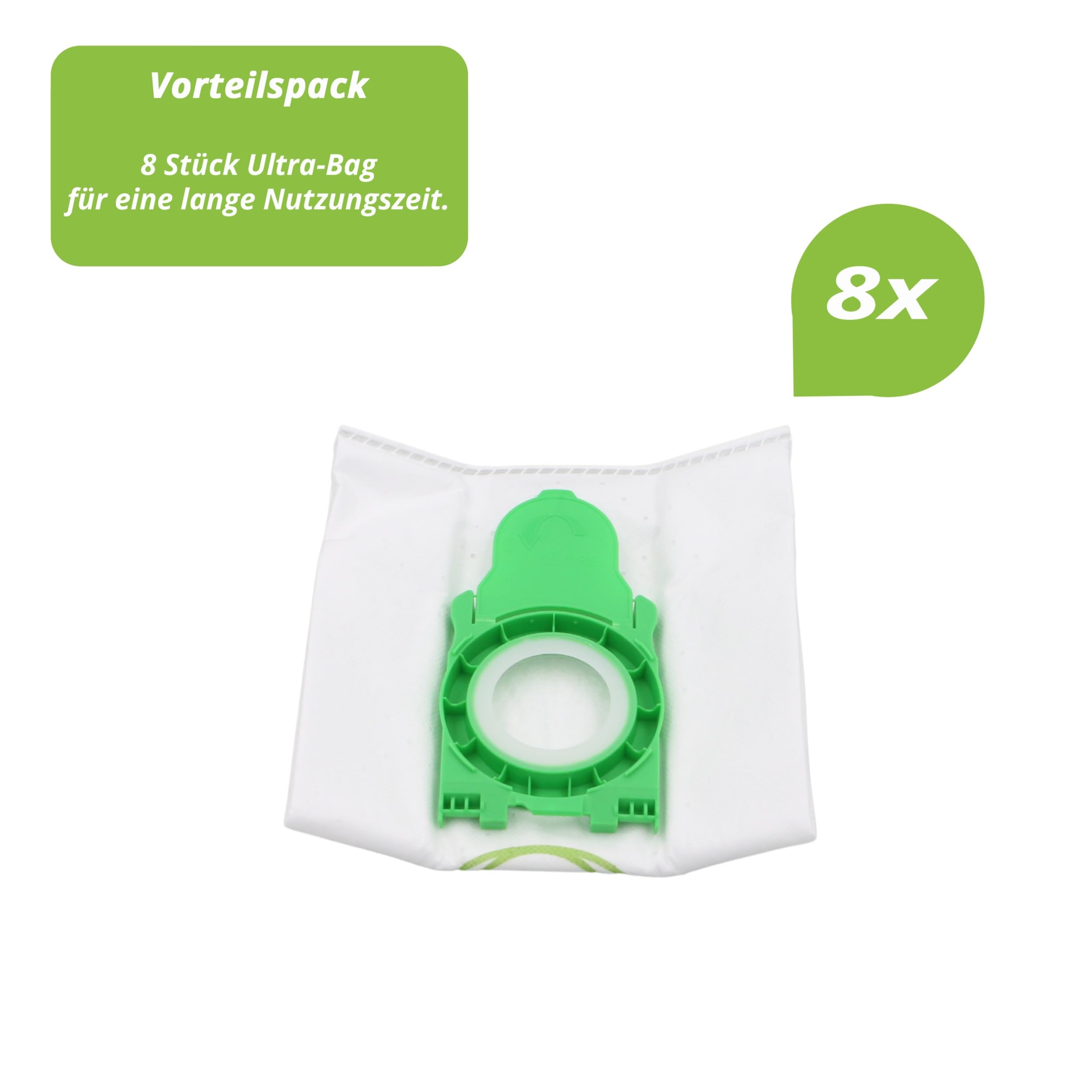8 original Sebo Staubsaugerbeutel für Sebo Airbelt E1 und E3 alle Modelle (8300ER)