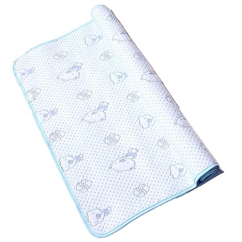 Miniatura 1 de Monvecle Cambiador de pañales de algodón suave impermeable para bebé, lavable, reutilizable, 1 unidad, grande, 39 x 28 pulgadas