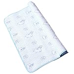 Monvecle Baby Infant Waterproof Soft Cotton Changing Pads Washable Resuable Diapers Liners Mats, Bear-1pcs Large 39 x 28