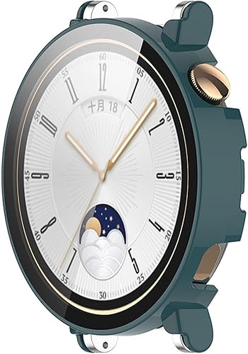 Miniatura 6 de Paquete de 6 fundas rígidas de policarbonato con protector de pantalla de vidrio templado compatible con Huawei Watch GT4 de 1.614 pulgadas (1.614