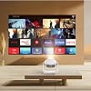 Coverzone Auto Focus High Lumen Full High Definition 3D Support LCD Android Wifi Bluetooth 4K Projector