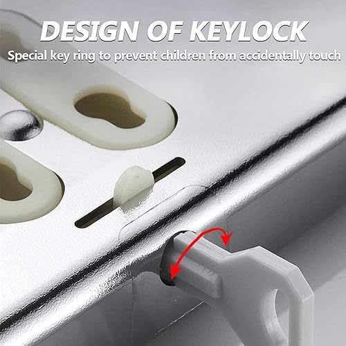 Miniatura 7 de Dispensador de jabón montado en la pared, dispensador de ducha y dispensador de jabón para baño, cocina, mercado, hotel, sin taladros (plata, 2 x