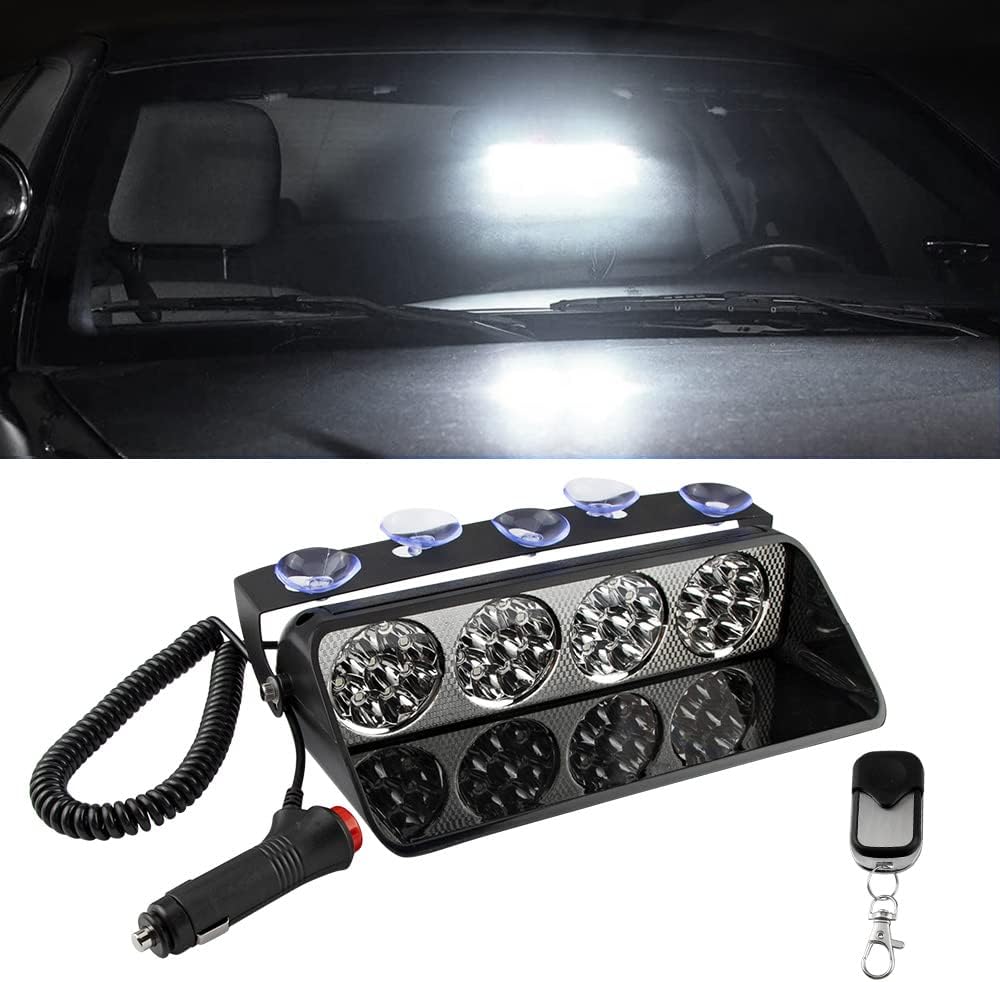 LECART Led Emergency Strobe Lights Windshield Flashing