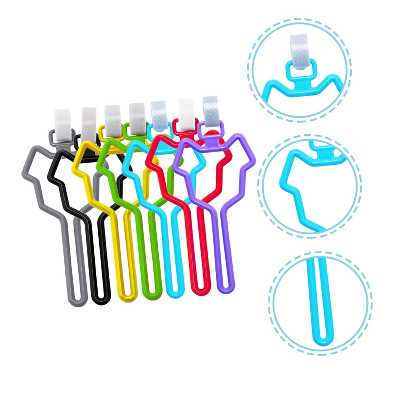 HANABASS 35piezas Soporte Para Bolsas De Caca De Perro Clip Accesorio De Transporte Para Práctico y