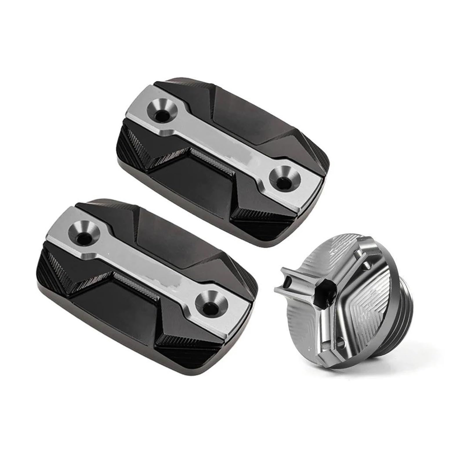Tapón Llenado Aceite del Motor para Xmax 250 300 XMAX300 XMAX250 2017-2025 Accesorios De Motocicleta Tanque De Líquido De Frenos Tapa del Depósito De Líquido Tapa De Llenado De Aceite(Titanio,B)