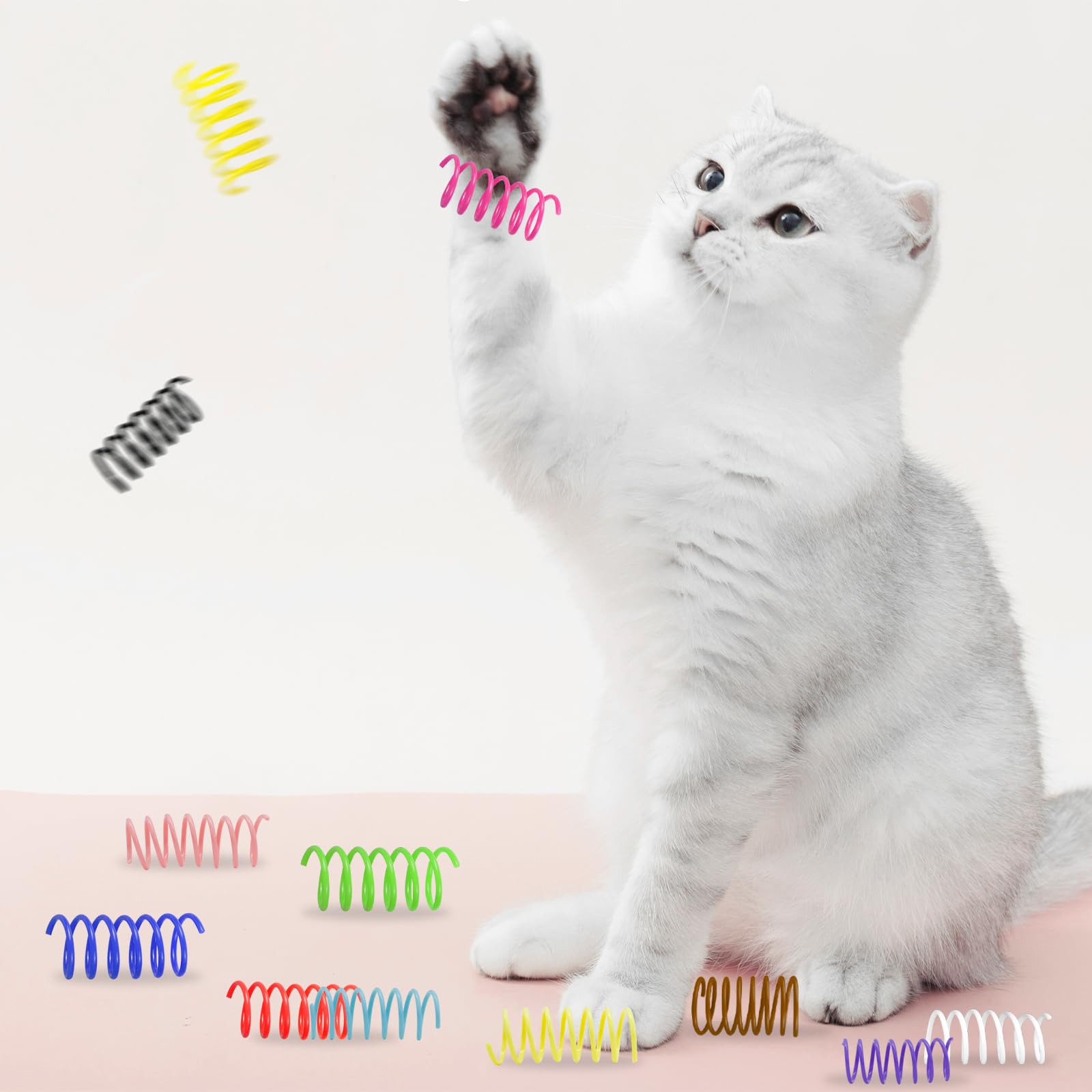 Andiker 32 Pcs Cat Spring Toys - Image 4