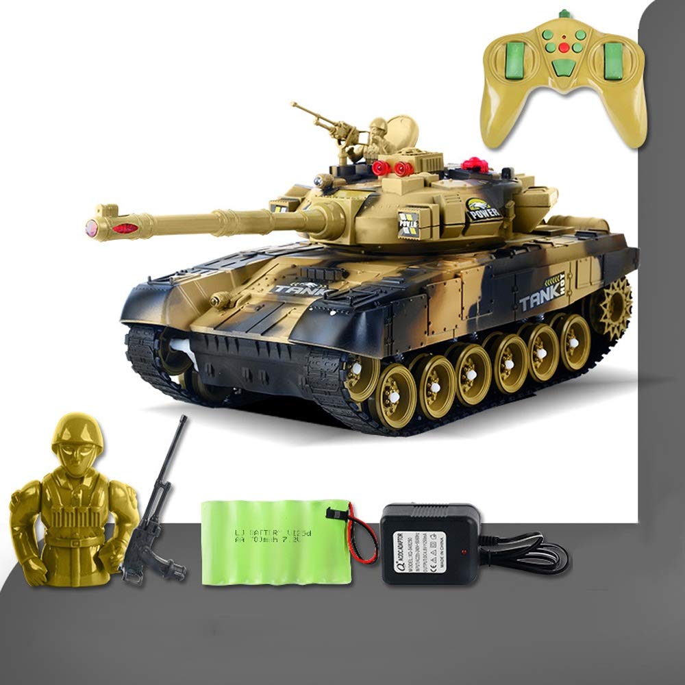 Buy Toixeyy Panzer RC Tank With Remote Control, Sound, Rotating Turret