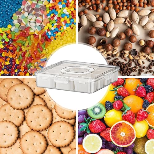 Plateau de service divisé avec couvercle robuste et design épuré - 5
