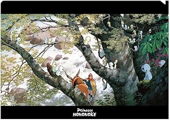Amazon | ムービック もののけ姫 A4クリアファイル コダマの棲む森