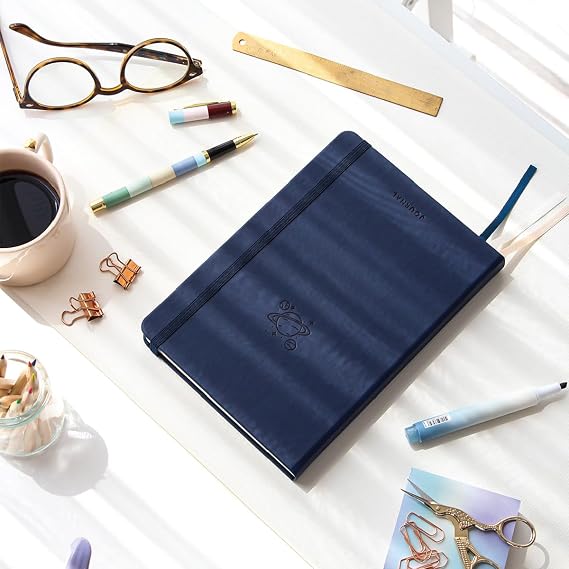 A5 Bullet Journal Noktalı Defter 140 gr. 80 Yaprak Midnight