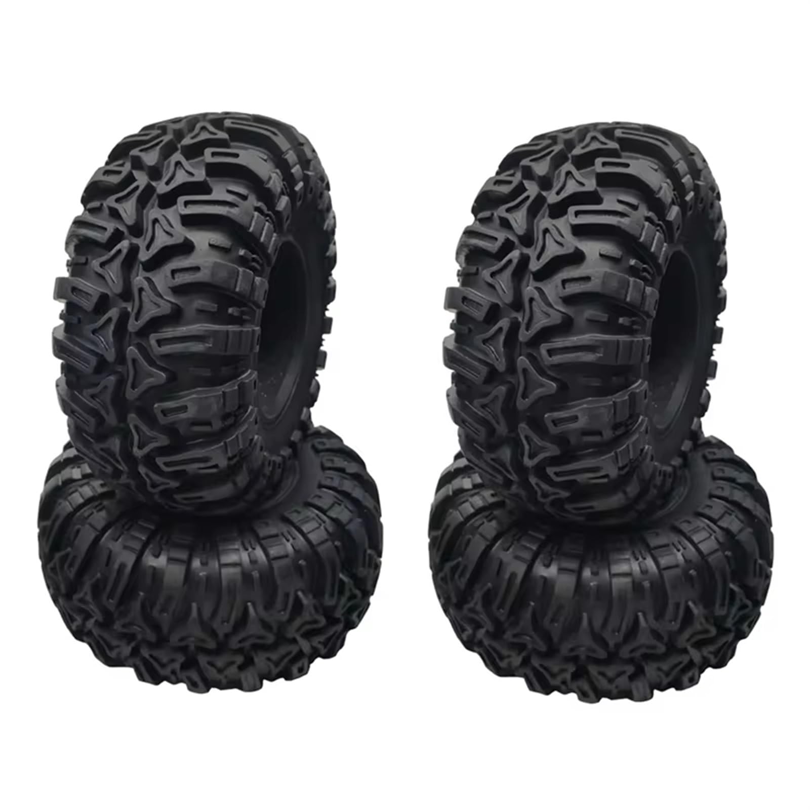 RC Pneumatici Ruote Compatibile Con Traxxas TRX4 Per Axial SCX10 Per Wraith RR10 4 Pezzi 2.2 Pollici Pneumatici In Gomma 2.2 Ruote Pneumatici 128X60MM 1/10 RC Crawler