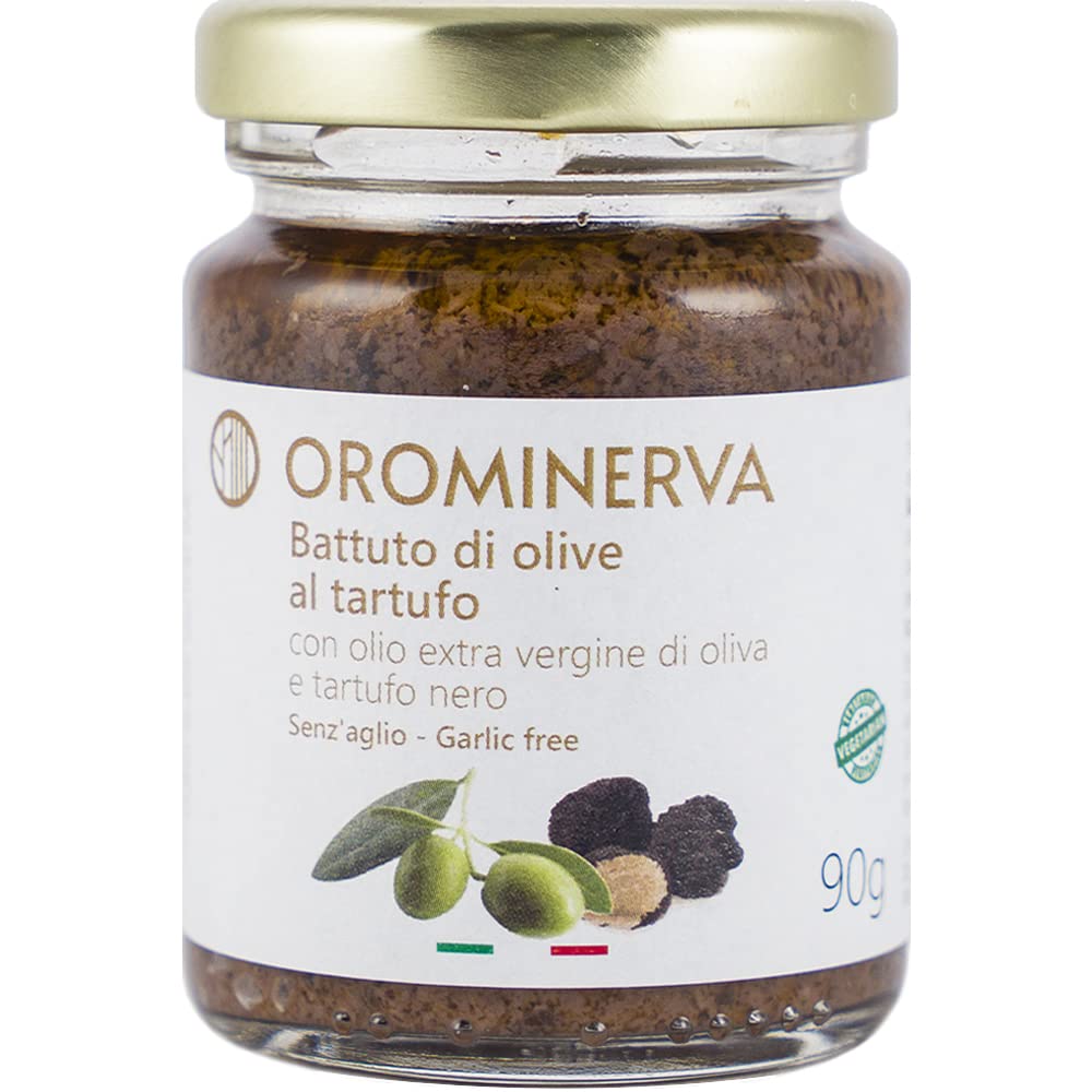 OROMINERVA - Set pesti e creme al tartufo da 8 vasetti - Pesti e creme senza aglio e vegetariani