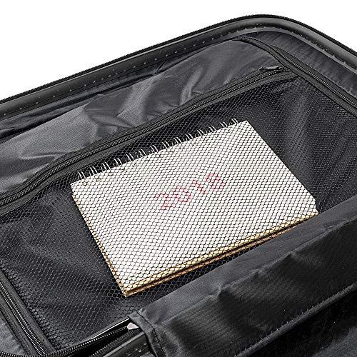 Set Expandable Spinner Wheel Luggage 3 Piece Set Suitcase Hardshell Lightweight TSA Lock 3-in-1 Multifunctional Large Capacity Traveling Storage Suitcase 20" / 24" / 28" Blue4