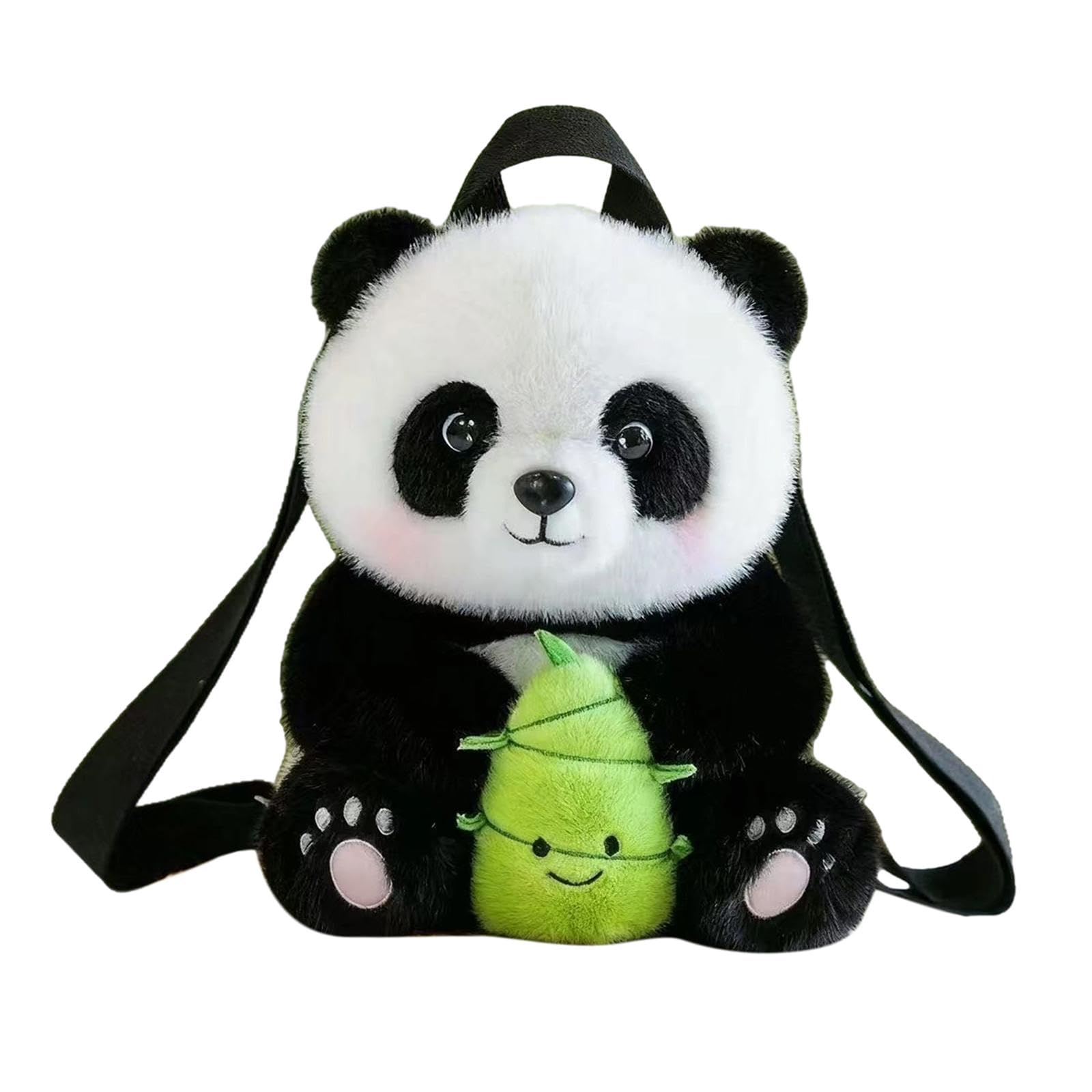 Plush Panda Backpack for Girl Animal Travel Daypack for Party Holidays Trips|Clothing Shoes & Accessories|Womens Handbags & Bags-picture-58