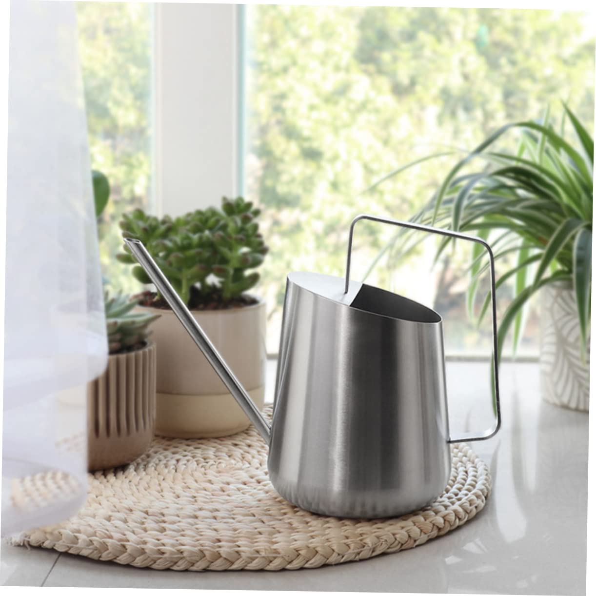 BESTonZON 2 Pezzi Annaffiatoio Inossidabile Beccuccio per Piante Indoor e Outdoor Resistente e Facile da Design