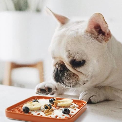Miniatura 2 de LE TAUCI PET Tapete para lamer para perros y gatos comedero lento tapete de comida para perros de 55 pulgadas para aliviar la ansiedad reductor de