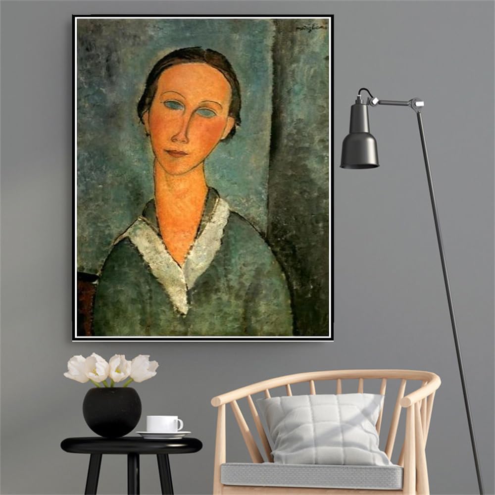 ◆モディニアーニ『 婦人像 』 ◆世界が認める/ PAT承認/ 名画 ◆油彩画 ◇モディニアーニ『 婦人像 』 ◇世界が認める/ PAT承認/ 名画