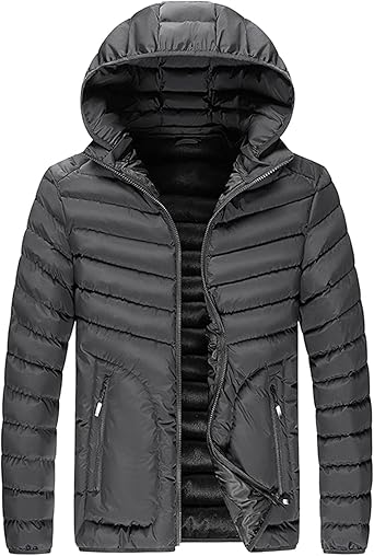 Giubbotto Piumino Uomo Leggero 100g - Trapuntato Primaverile Con Cappuccio Antivento - Foto 3