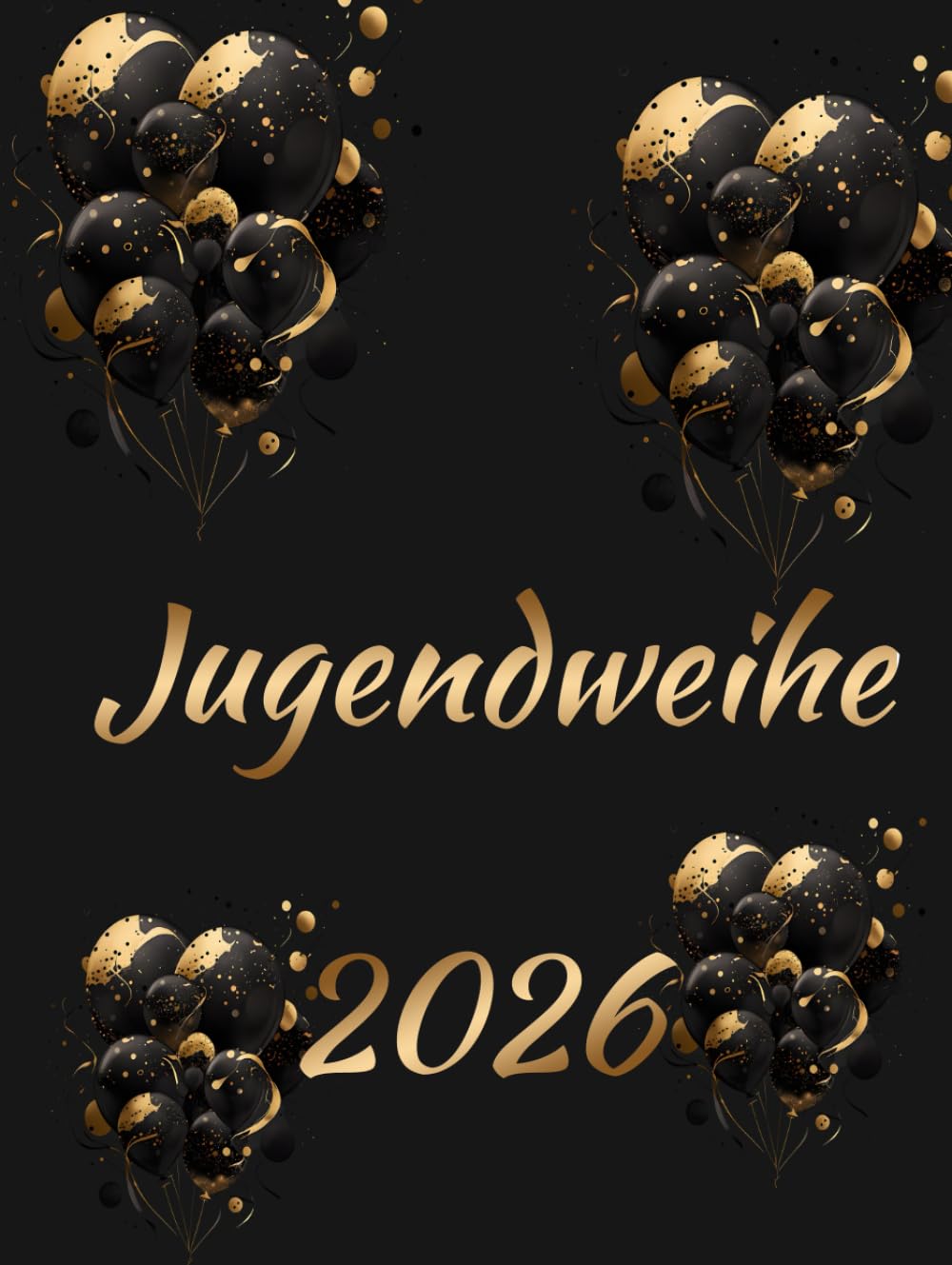 Jugendweihe: Hardcover für die Feier in der sich alle Gäste verewigen können mit einem schönen Spruch
