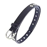 FASHIONGEN - Women's belt in vegetable-tanned bull leather, eyelet, LIBBY