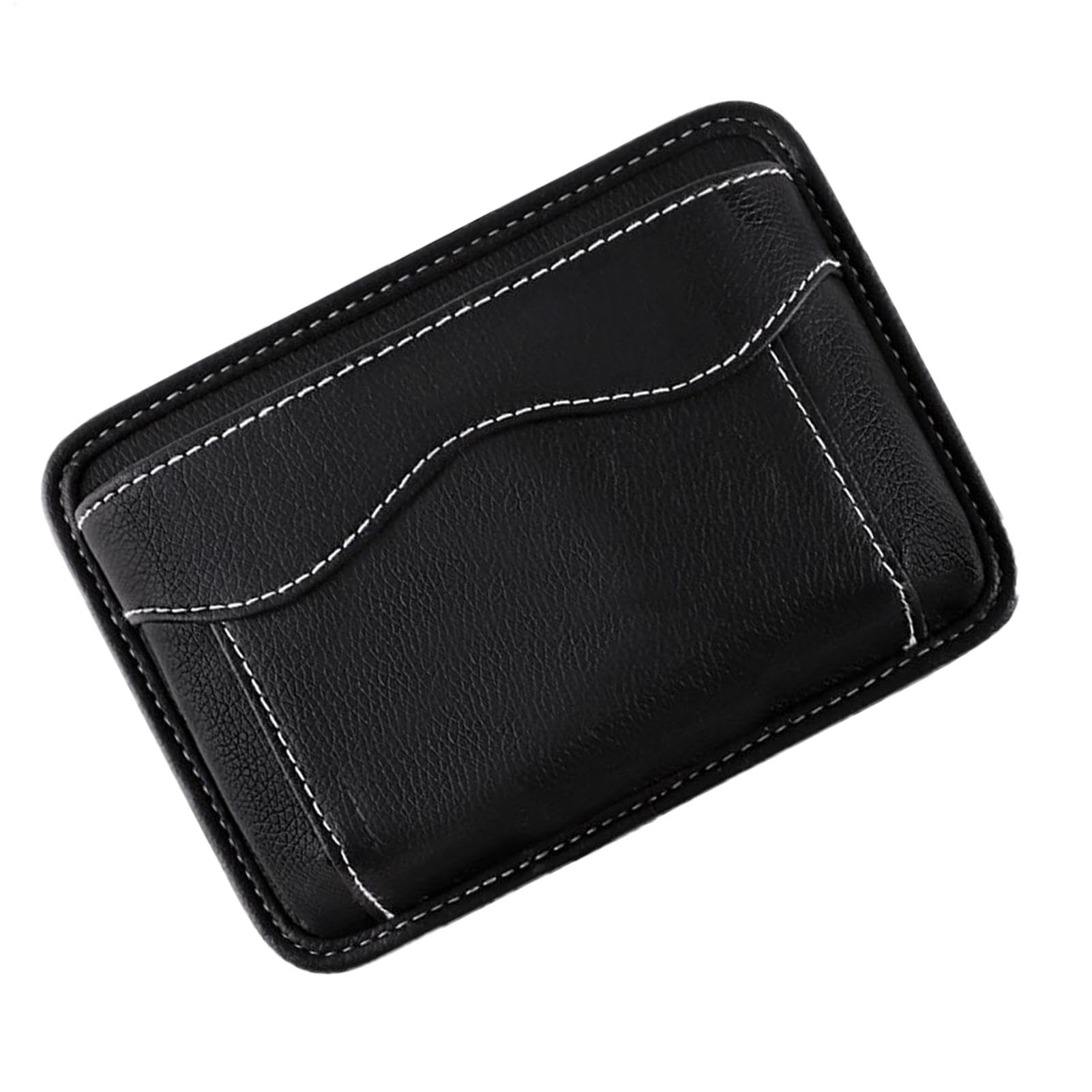 Car Side Organizer, Seat Sides Pocket, Car Storage Organiser, Console Filler Box, 4.72x6.69 Inches, Making It Ideal for Daily Commutes, Road Trips, and Family Travels, Black