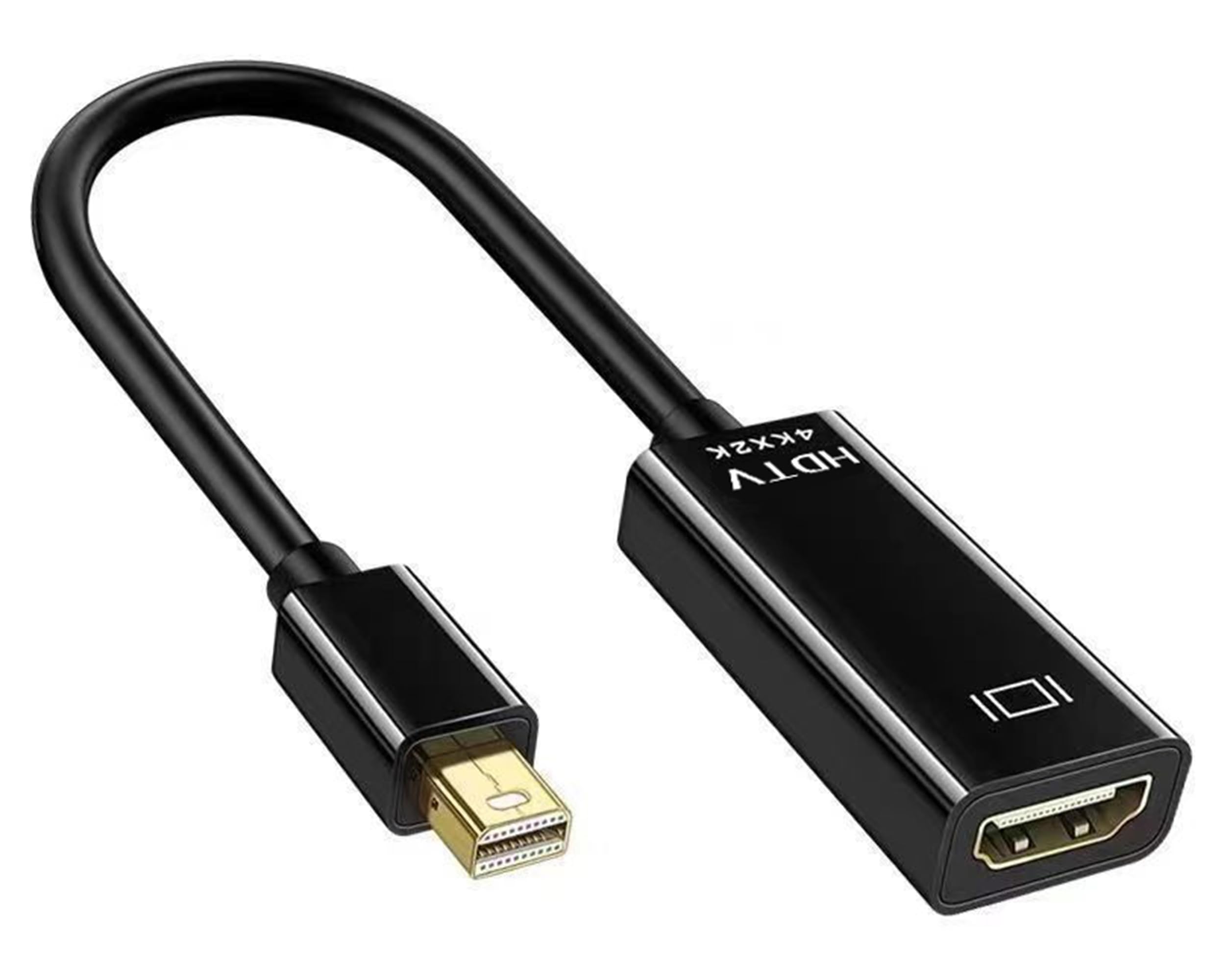 Techie Mini DisplayPort to HDMI Converter | 4K 30Hz & 1080p 60Hz | Audio Video Adapter for MacBook, Surface & Mini DP Laptops | Plug-and-Play, Compact ABS Design – Black-picture-16