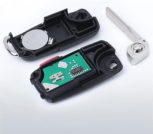 Miniatura 6 de Llavero remoto con tapa HLO 1K0 959 753 P para Volkswagen CC Eos Golf Jetta GTI Rabbit R32 Tiguan 2006 2007 2008 2009 2010 2011 4 botones 315Mhz