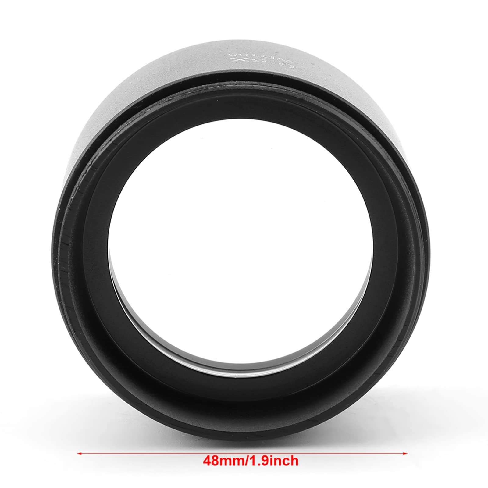 Microscopio estéreo auxiliar 0.5X Objetivo objetivo KP-0.5X Distancia de trabajo 165 mm para la industria Microscopio de video 48 mm Montaje/Puerto/Interfaz