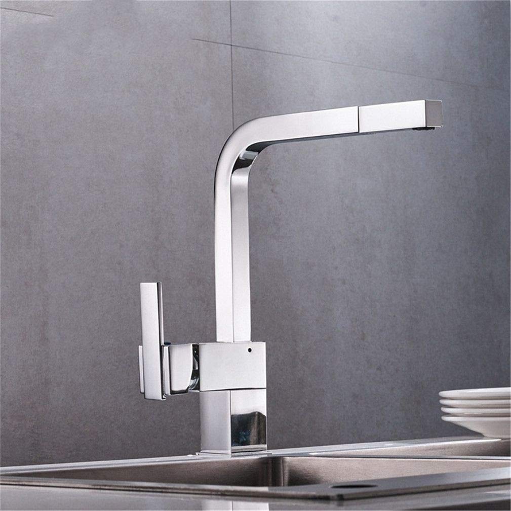 Robinet de cuisine avec douchette pour laver les grandes marmites facilement