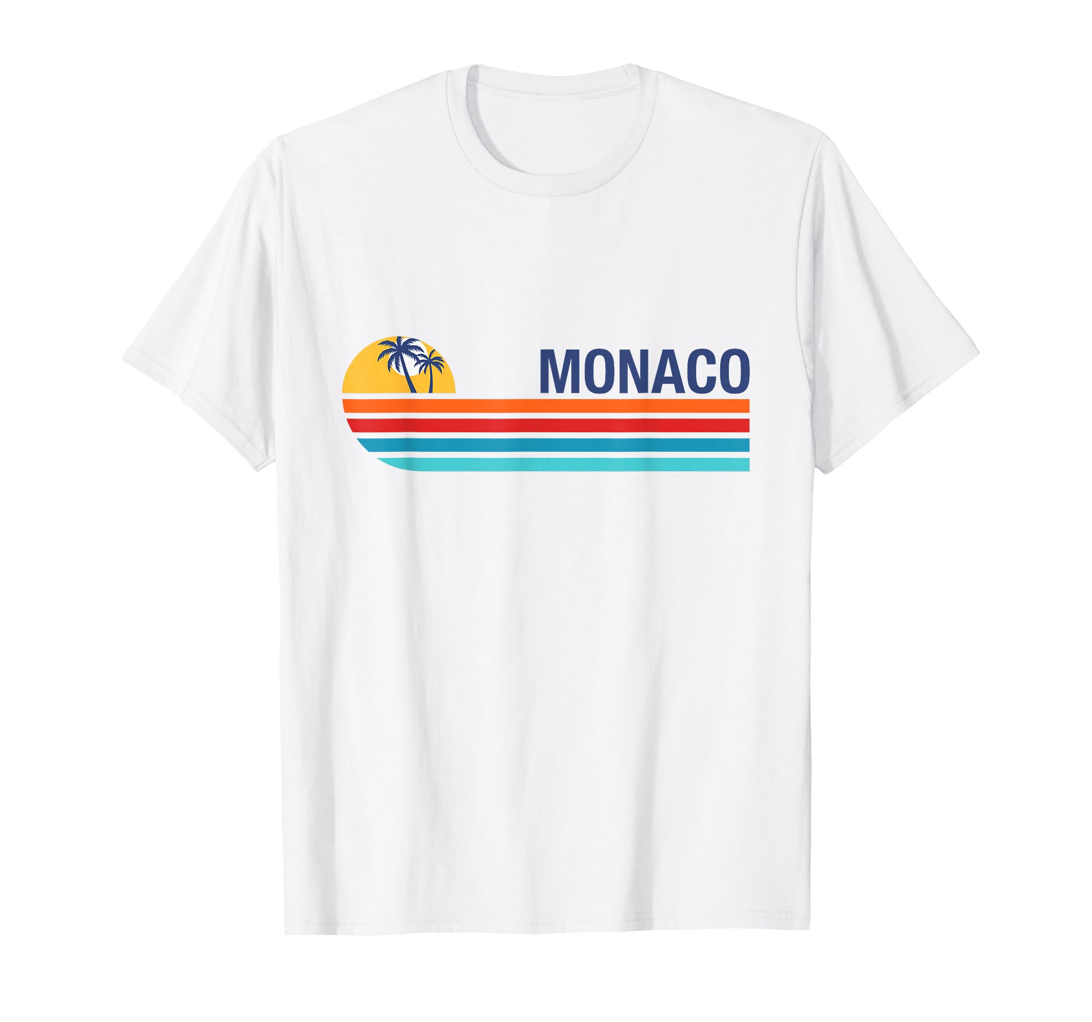 Monaco Colorful Landscape T-Shirt