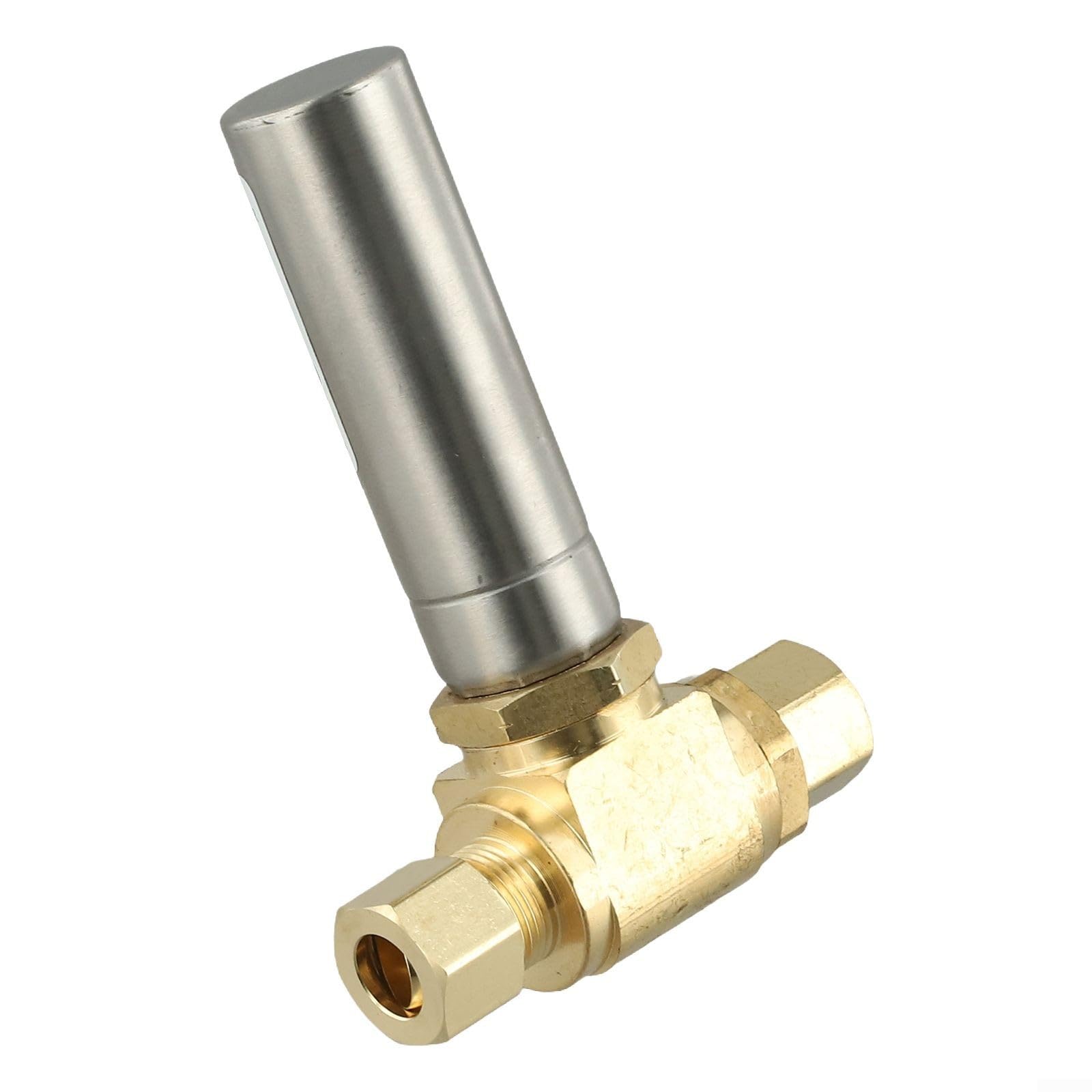 2 x Edelstahl-Wasserschlag-Absperrer, 3/8 Zoll OD Comp x 3/8 Zoll FEM COMP für Waschbeckeninstallationen, um Klopfgeräusche für Wohnwassersysteme zu reduzieren