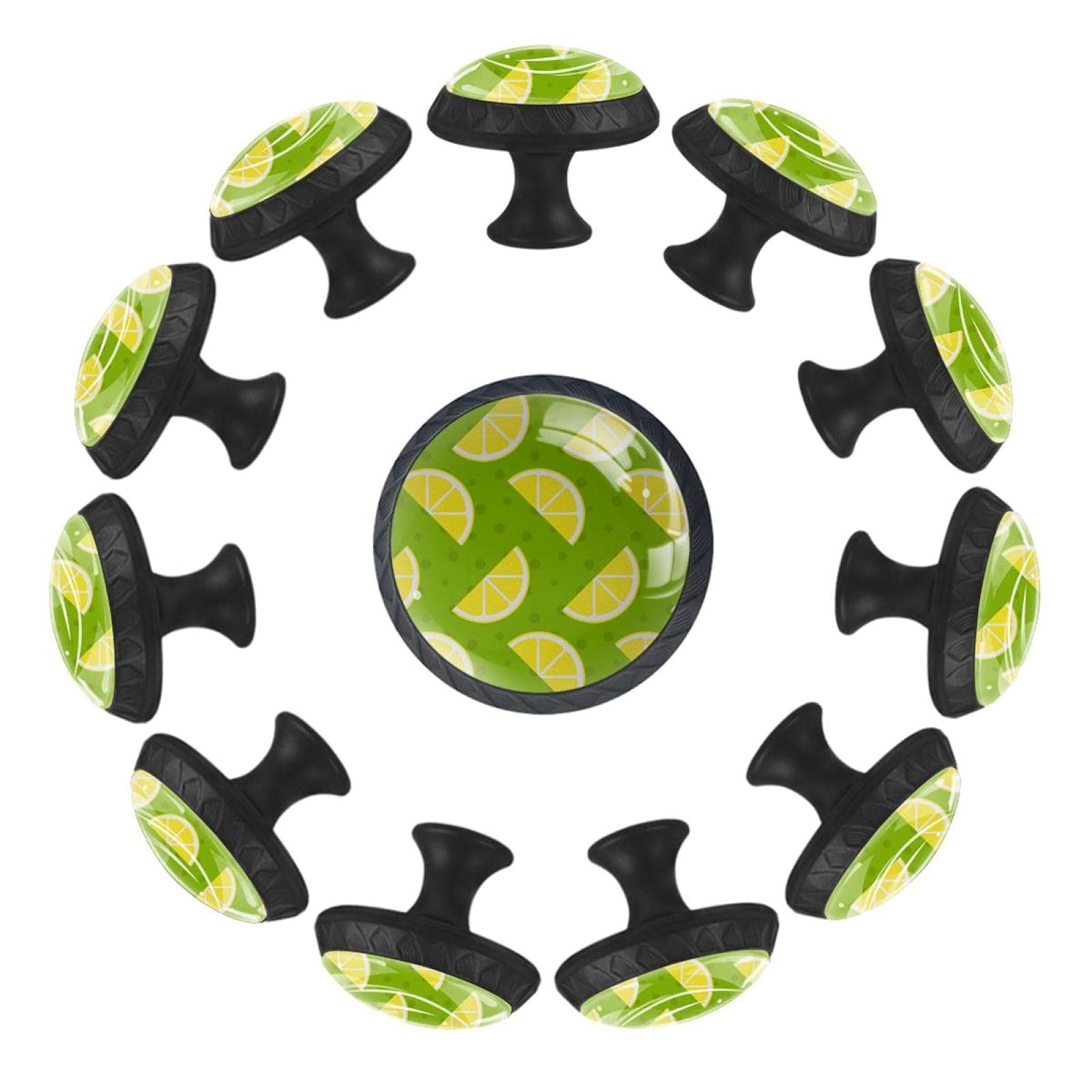Boutons de tiroir ronds 35 mm vert citron pour relooker facilement vos meubles