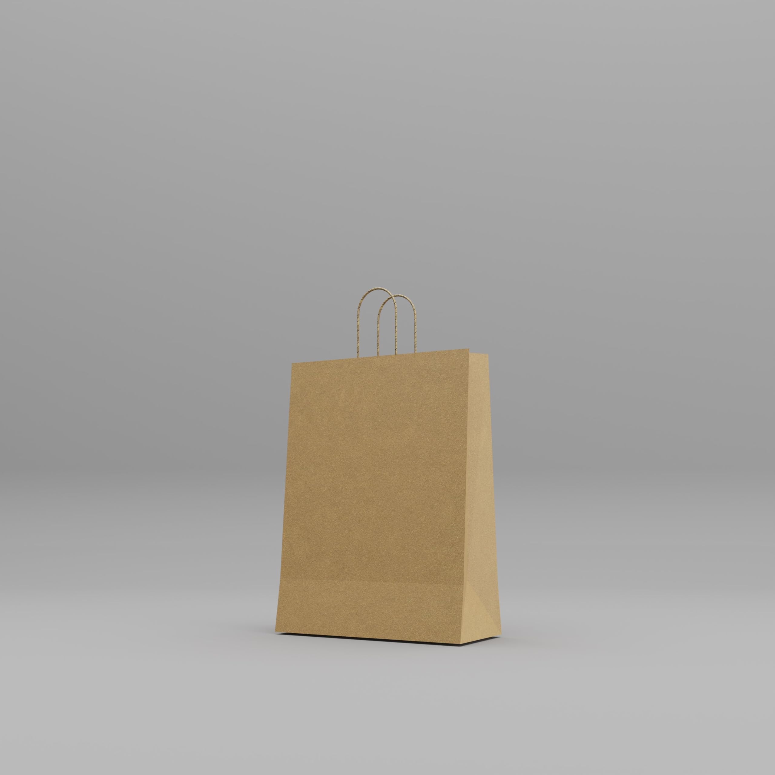 Bolsas de transporte marrones sin logo para proteger compras medianas y evitar roturas