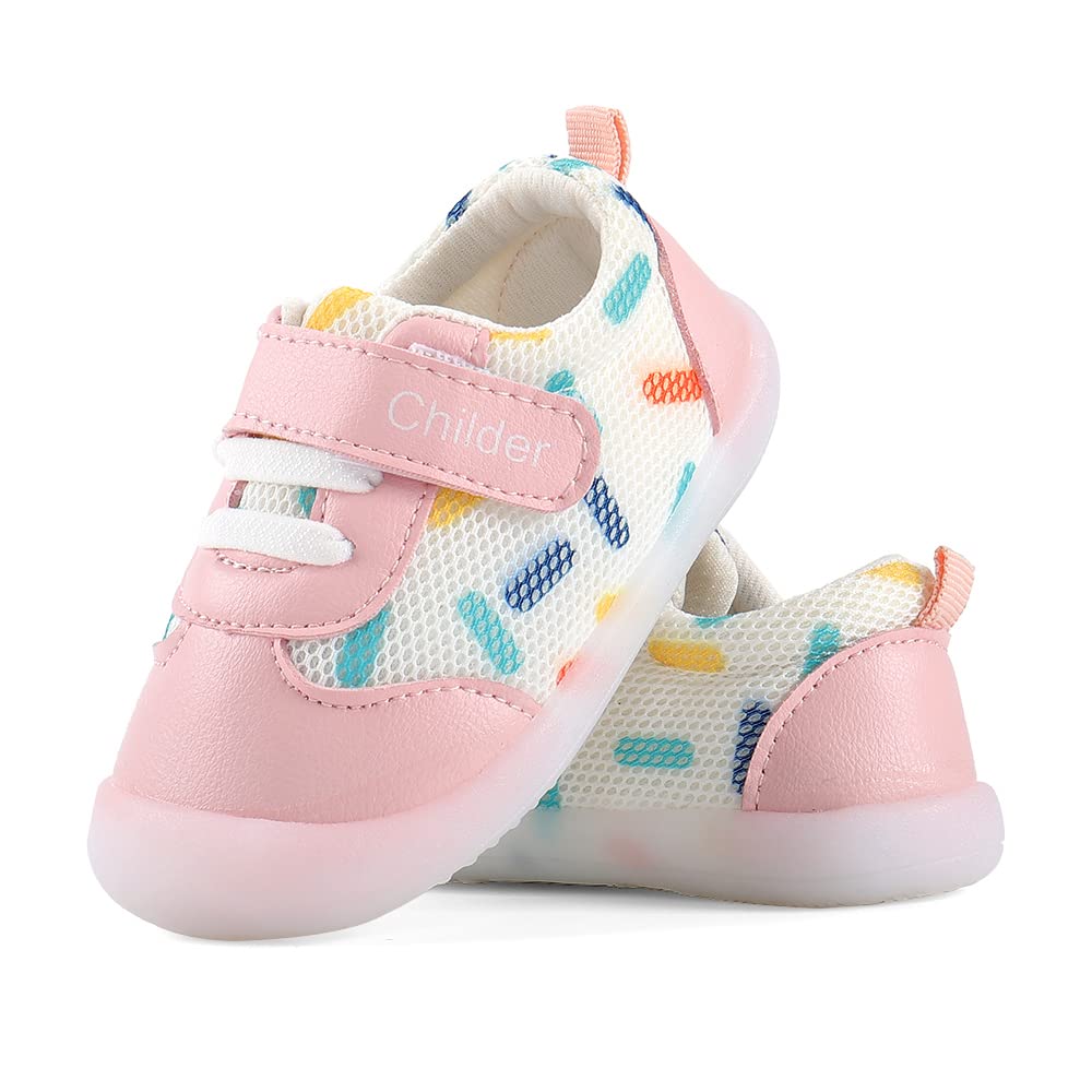 MASOCIO Unisex Zapatillas Bebé Niño Niña Zapatos Primeros Pasos con Suela Goma Antideslizante