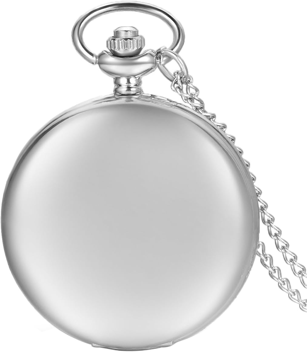 Cerioll Vintage zakhorloge, retro kwarts herenzakhorloge met ketting Cerioll Vintage zakhorloge, retro kwarts herenzakhorloge met ketting