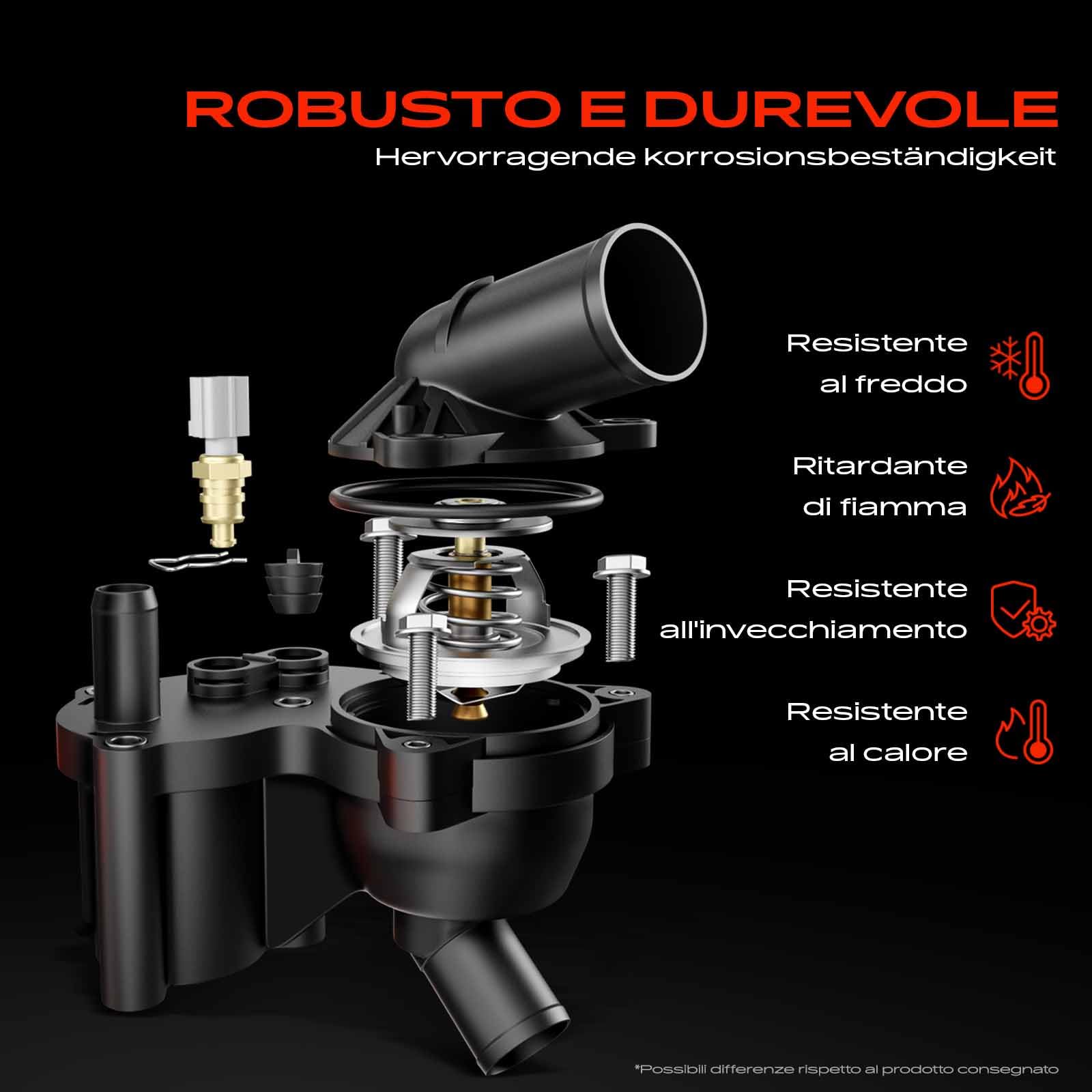 Frankberg Tubo di distribuzione del riscaldamento Uscita tubo Benzina Compatibile con Mokka/Mokka X J13 1.4L Zafira Tourer C P12 1.4L Meriva B MPV S10 1.4L Adam M13 1.4L Astra J GTC 1.4L 902-846