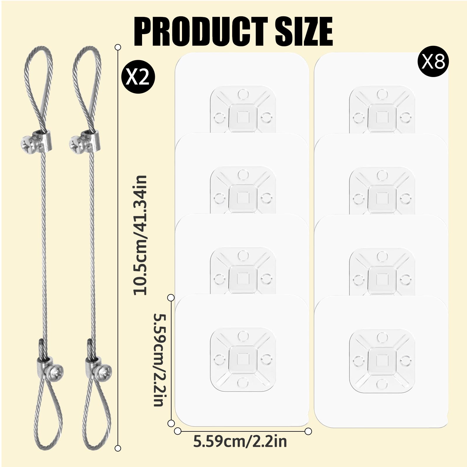 Sangles de Protection Anti-Basculement pour TV Meubles, Fixation sans Percage, Sécurité Réglable Mur/Télévision