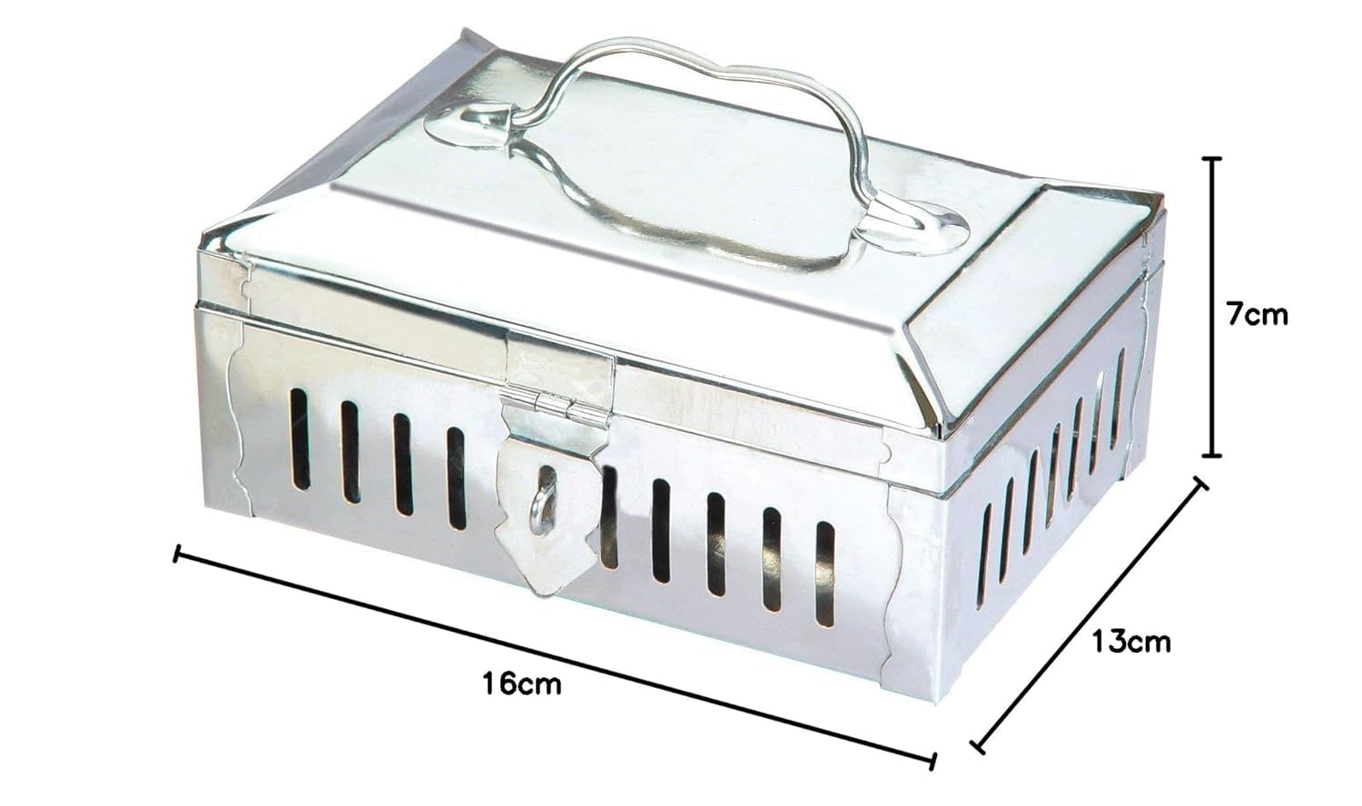 Stainless Steel Pan Masala Box - 6 Compartments -5