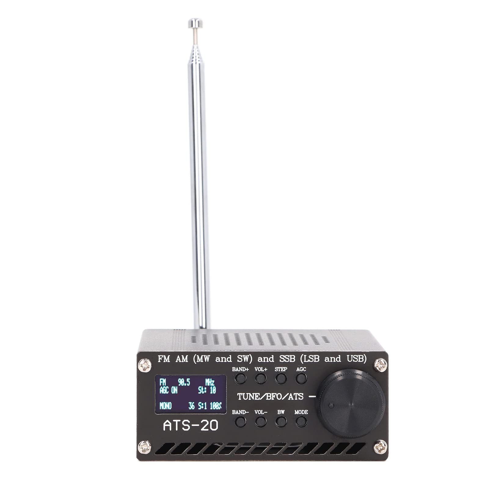 ATS 20 SI4732 Vollband-Funkempfänger Radios Kurzwellenempfänger AM FM MW SW SSB LSB USB-Scanner Tragbar mit Antenne Tragbares Radio Stereoradio für Outdoor-Aktivitäten