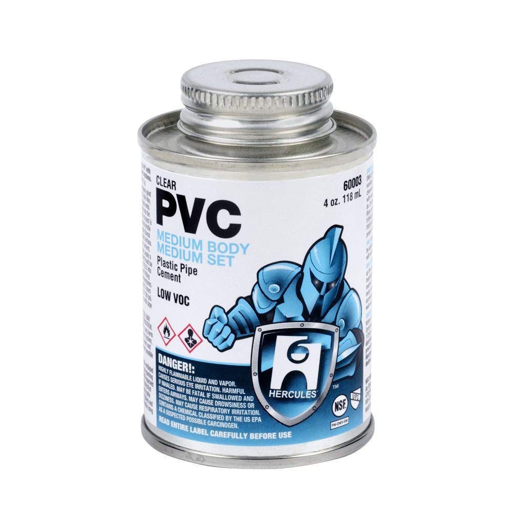 4 oz. Medium Body-Medium Set PVC Cement (Clear)